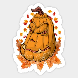 Trick or treat Spooky October Pumpkin Sticker